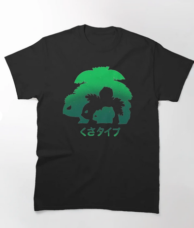 Venusaur Evolution Silhouette T-Shirt
