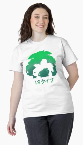 Venusaur Evolution Silhouette T-Shirt