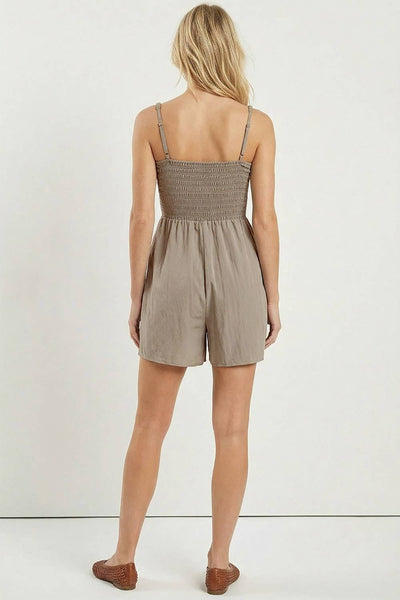 Pom Pom Smocking Romper 9042
