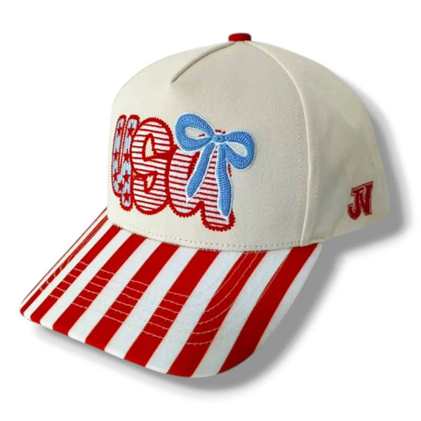 USA Bow Stripe Cap 6J