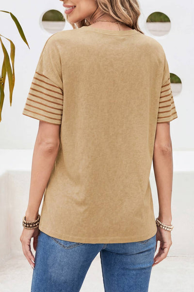 Color Block Striped Detail 3790