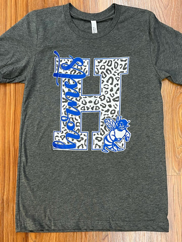 Leopard Letter Highland Hornets 231H