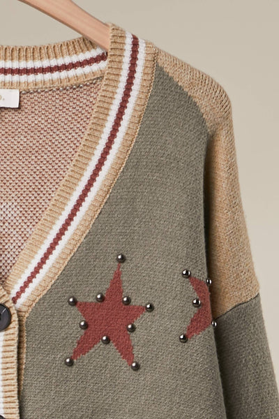 Western Horse Cardigan 8471