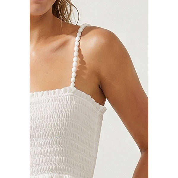 Pom Pom Smocking Romper 9042
