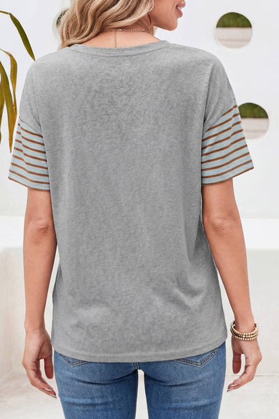 Color Block Striped Detail 3790