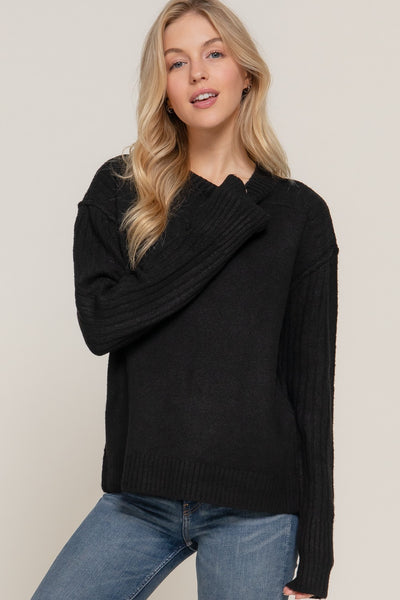 Raised Seam Sweater 4085