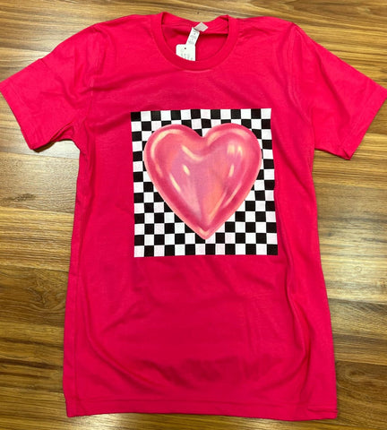 Retro Checkered W/Heart V1