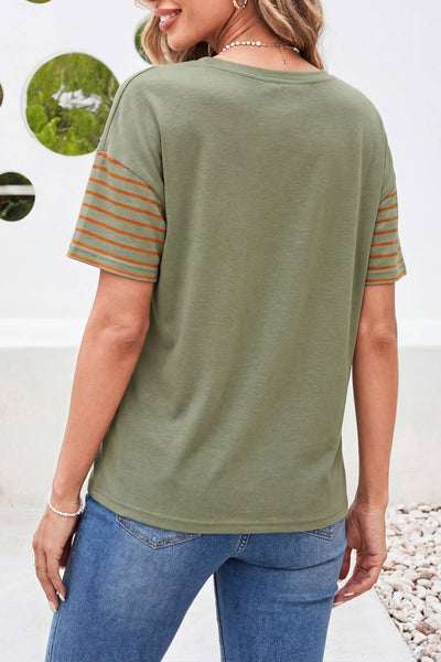 Color Block Striped Detail 3790