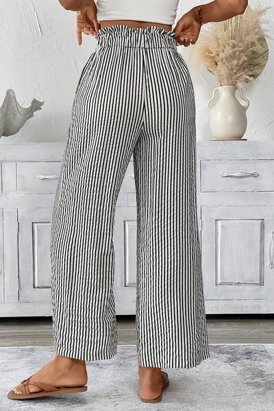 Striped Knot Pocket Pants 783